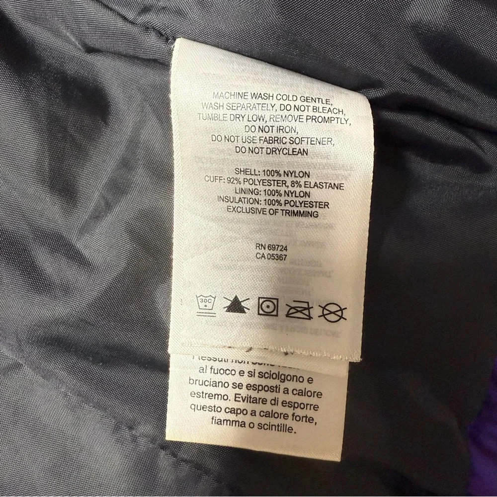 Women’s Columbia Vibrant Purple Powder Pillow Hybrid Hooded Puffer Jacket Size M - Picture 7 of 10